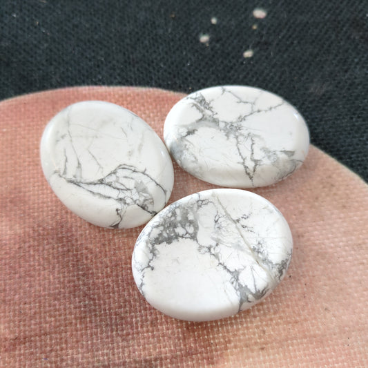 Howlite Worry Stone