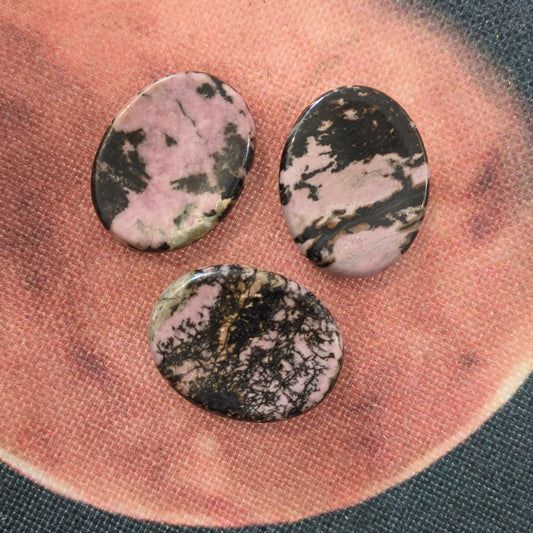 Rhodonite Worry Stone