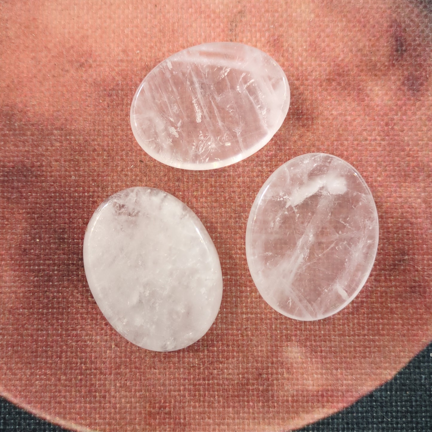Clear Quartz Worry Stone