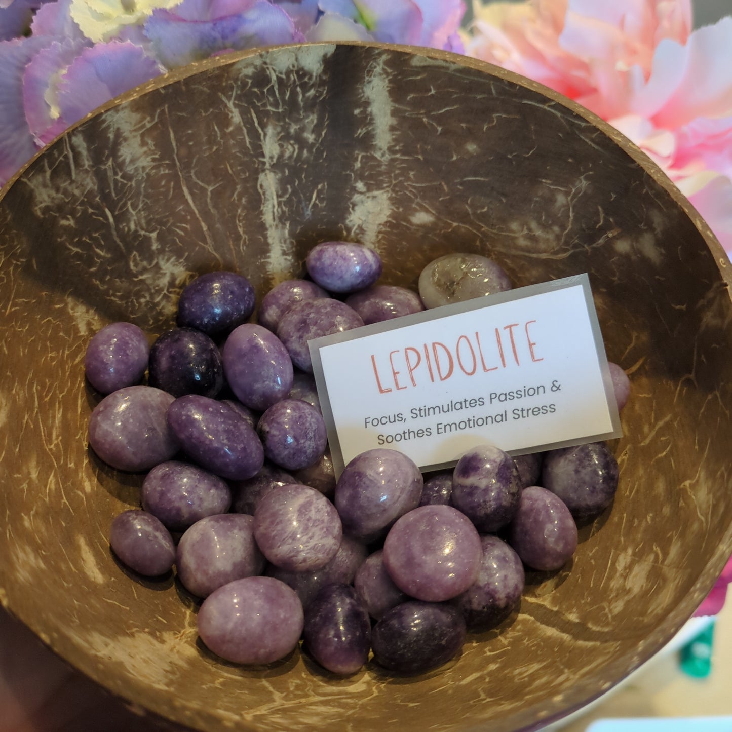 Lepidolite Tumble Stone