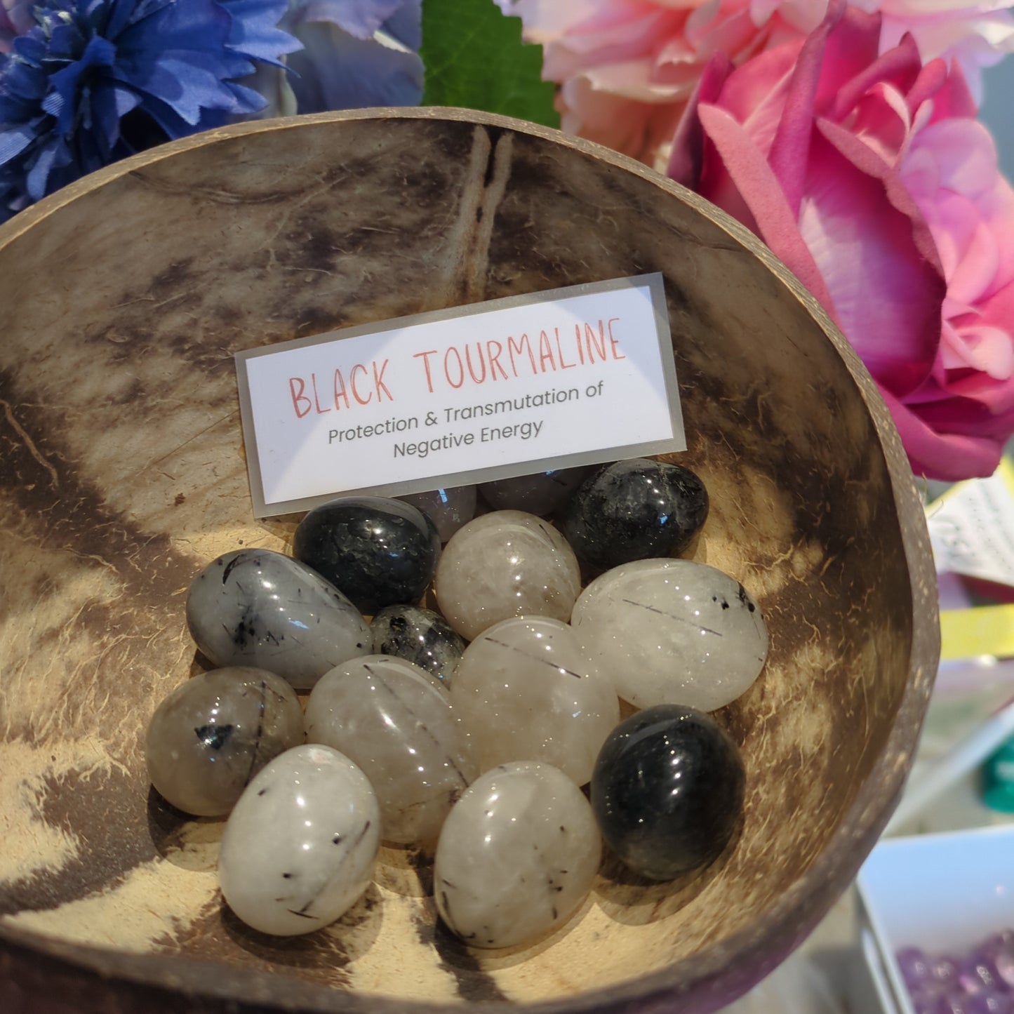 Black Tourmaline Tumble Stone