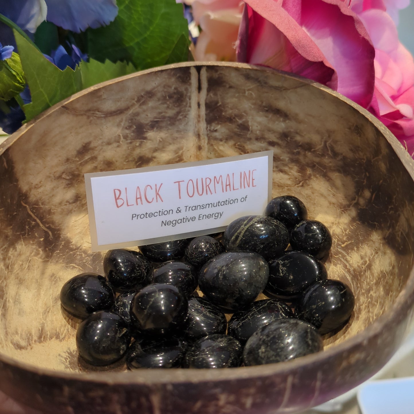 Black Tourmaline Tumble Stone