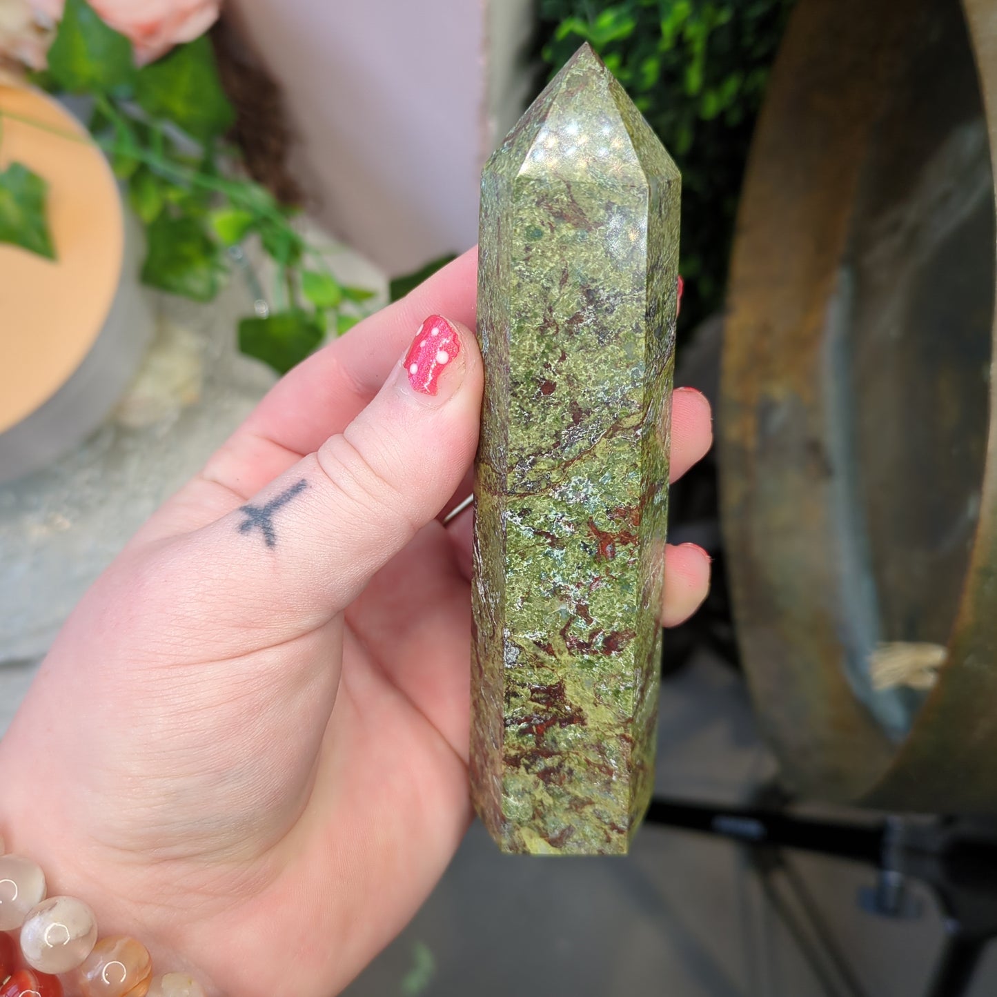 Dragon Blood Jasper Tower (DBJ04)