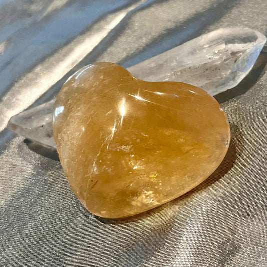 Honey Calcite Heart (HCH1)