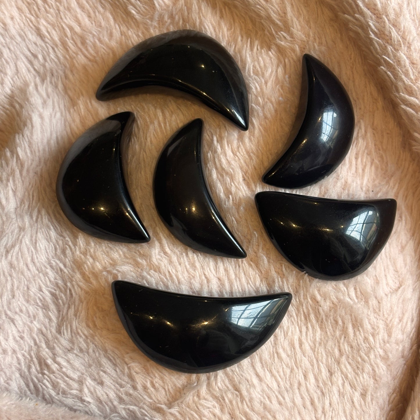 Rainbow Obsidian Moon