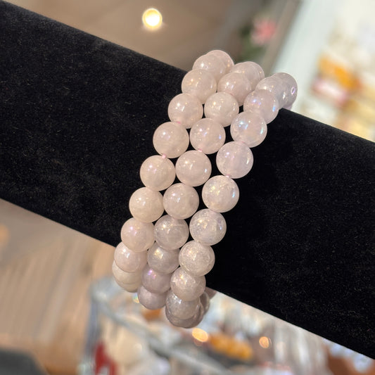 Angel Aura Rose Quartz Bracelet (8mm)