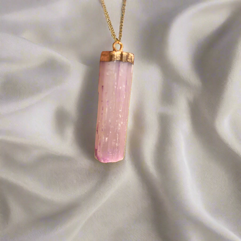 Dyed Satin Spar Necklace