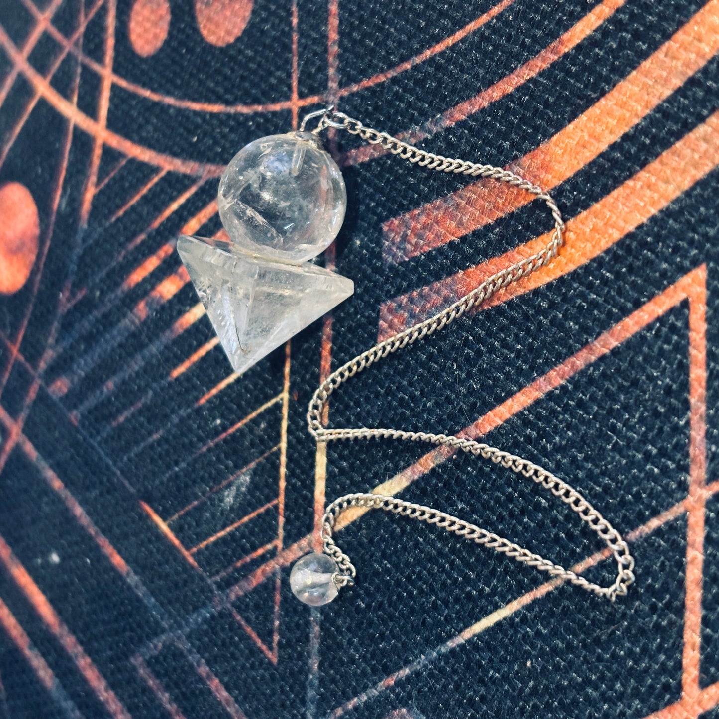 Clear Quartz Pyramid Pendulum
