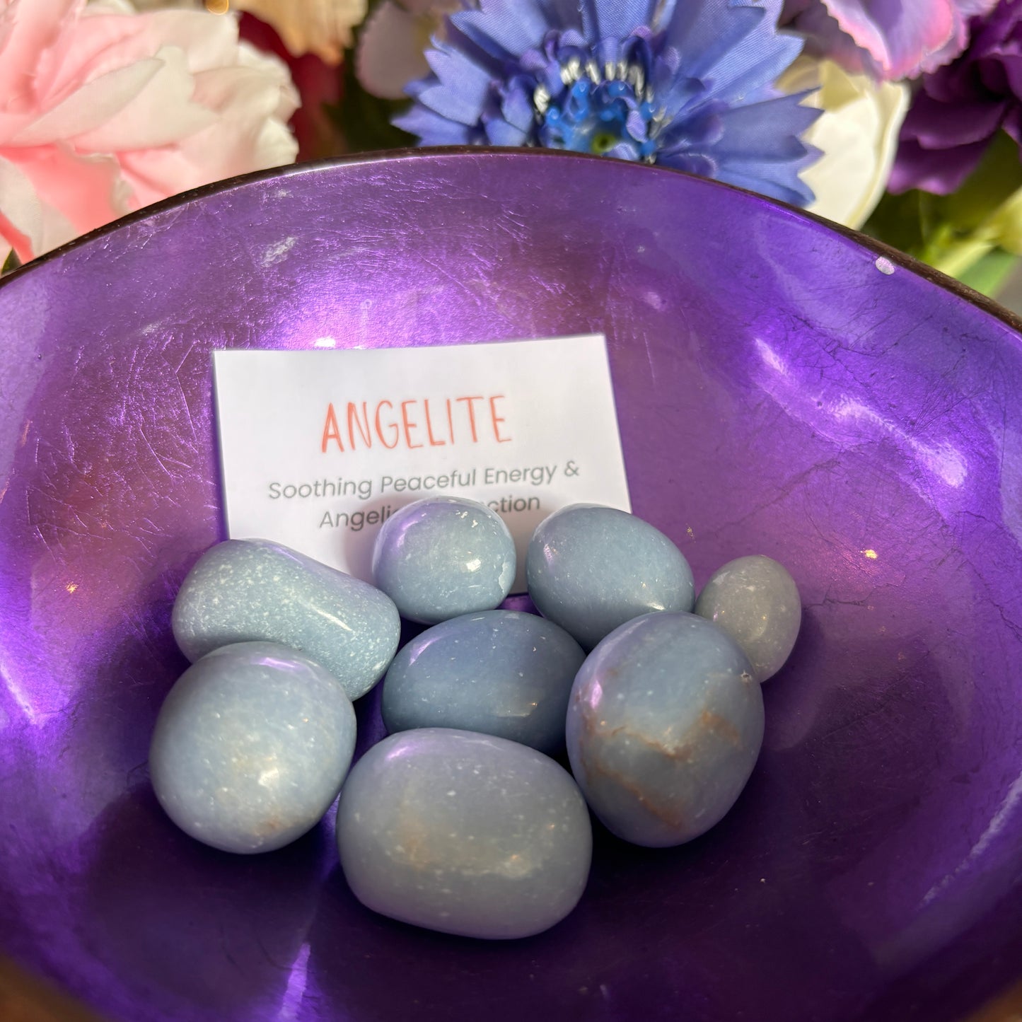 Angelite Tumble Stone