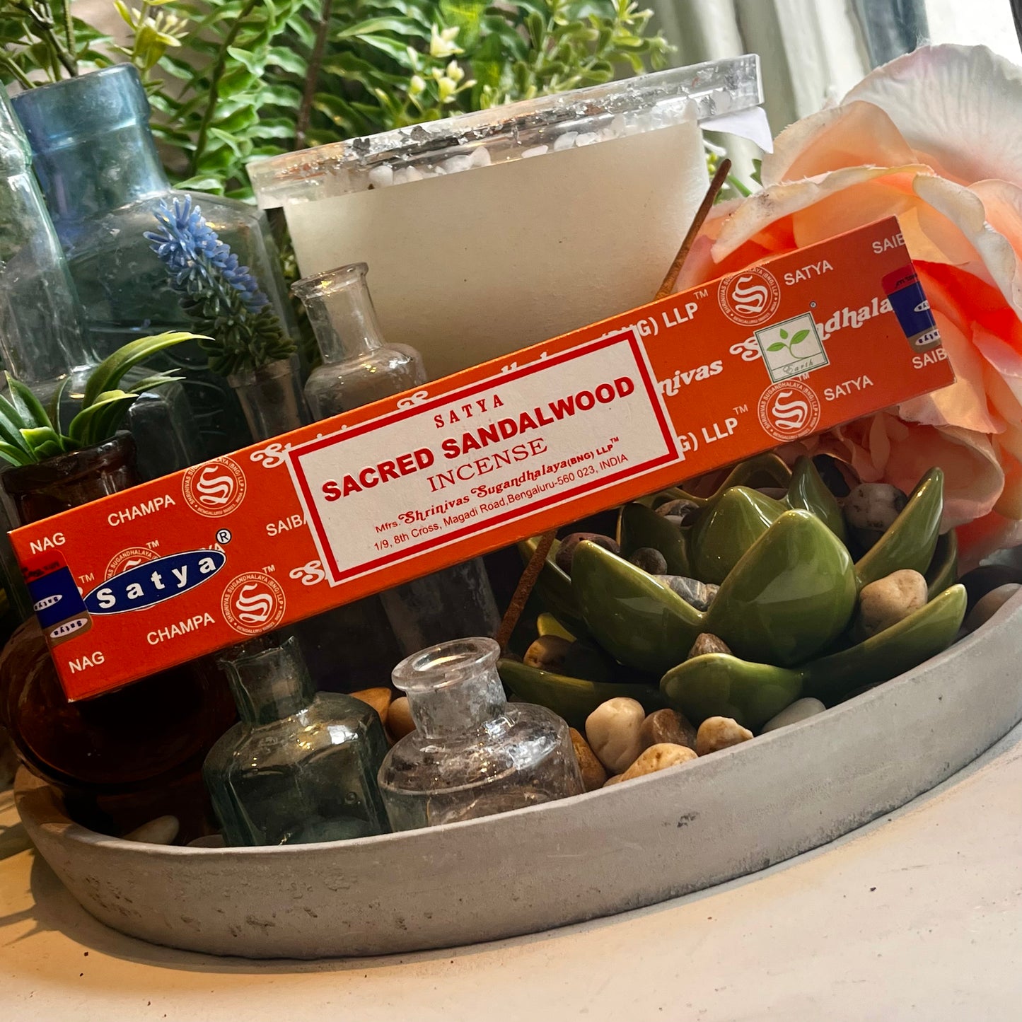 Sacred Sandalwood SATYA Incense Joss Sticks