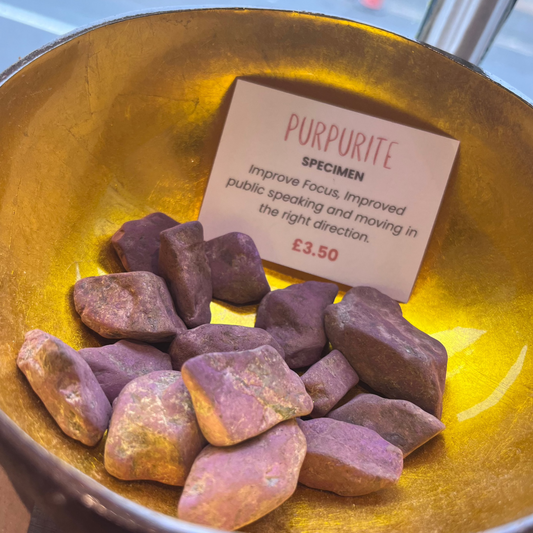 Raw Purpurite Specimen