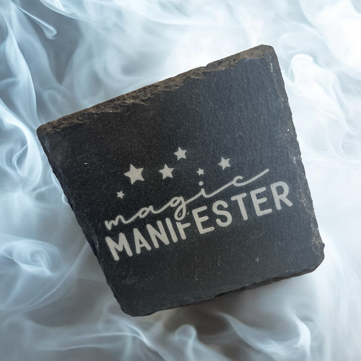 Crystal Themed Slate Coaster by Curunír Crafts