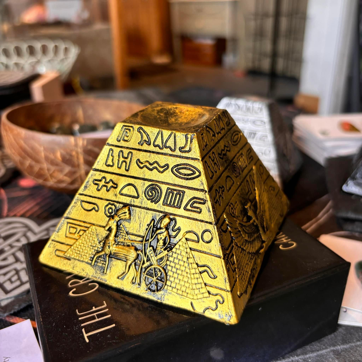 Egyptian Sphere Stands