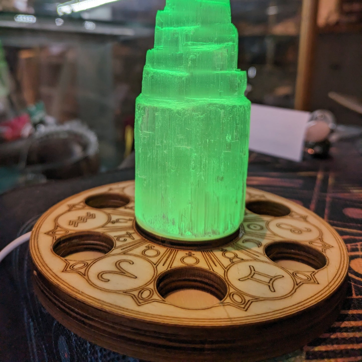 Colour Changing Zodiac Light Stand