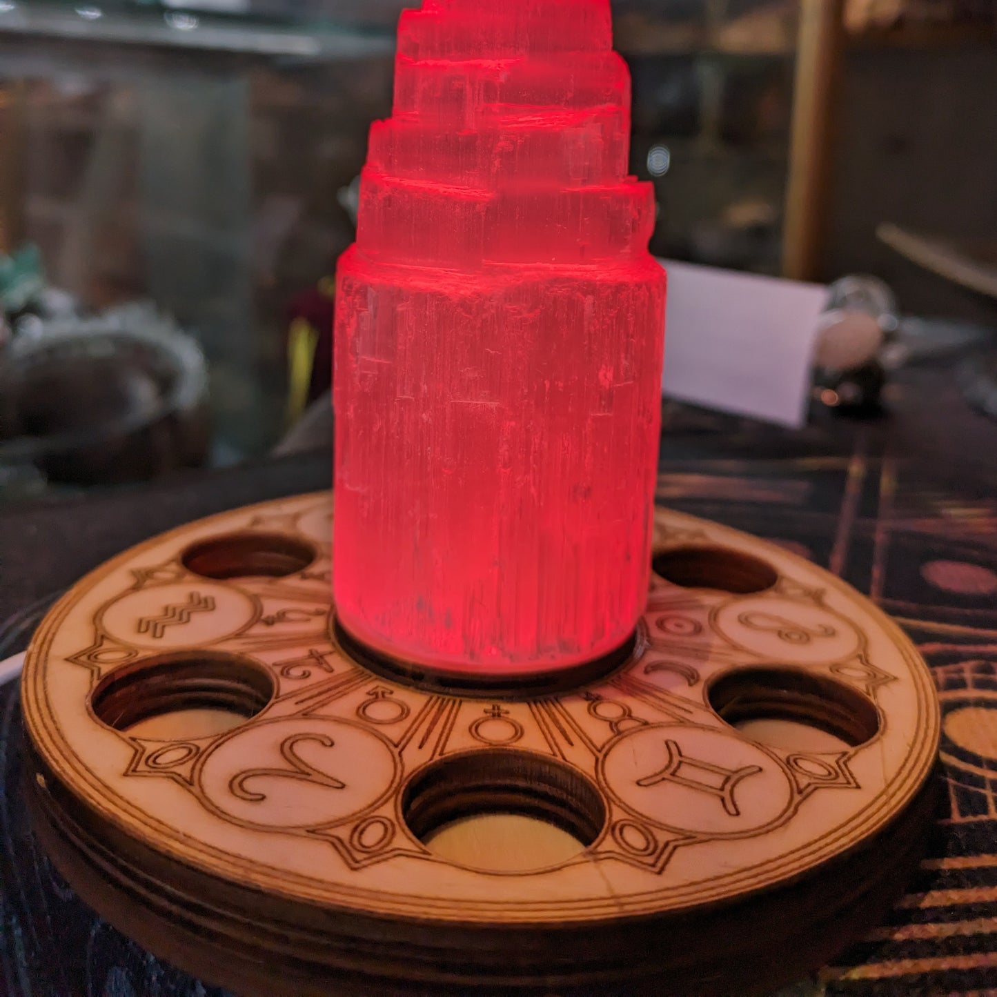 Colour Changing Zodiac Light Stand