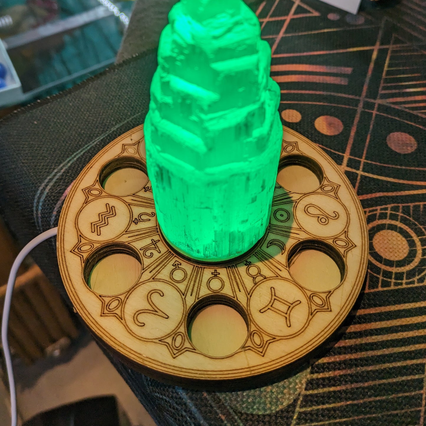 Colour Changing Zodiac Light Stand