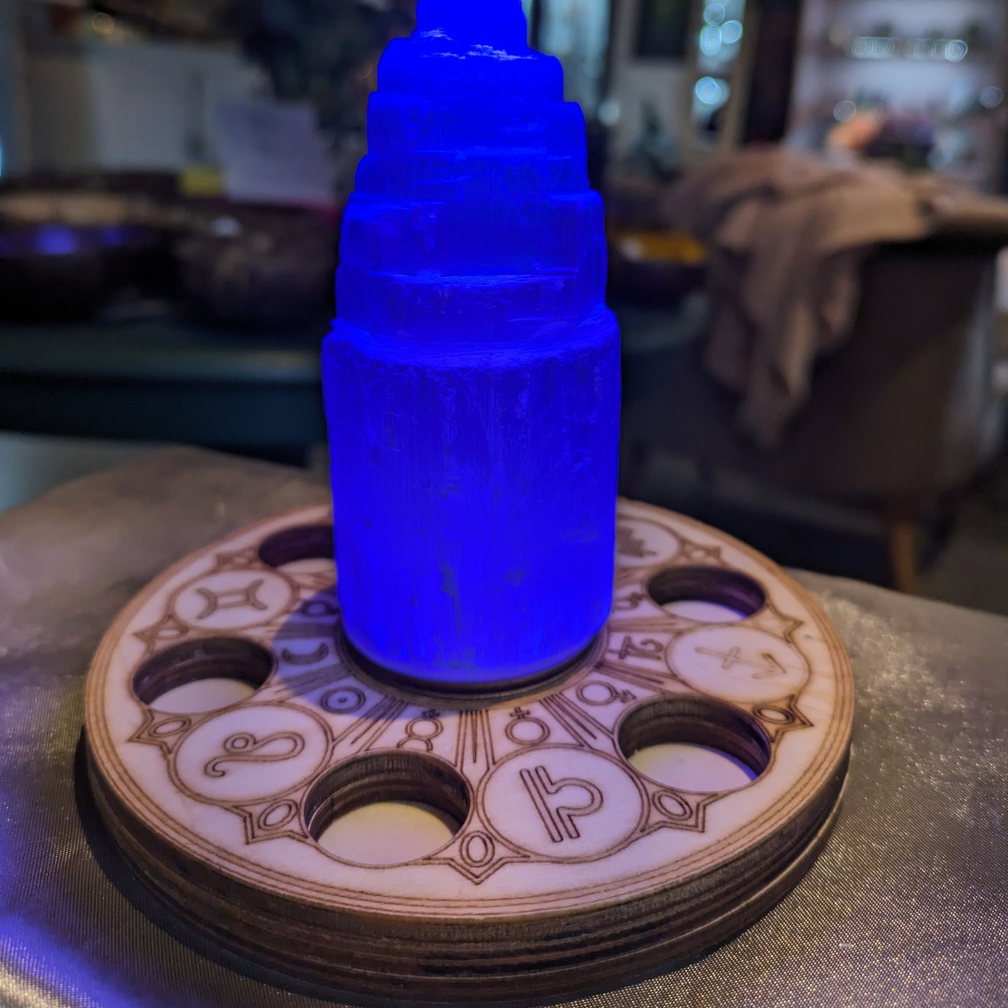 Colour Changing Zodiac Light Stand