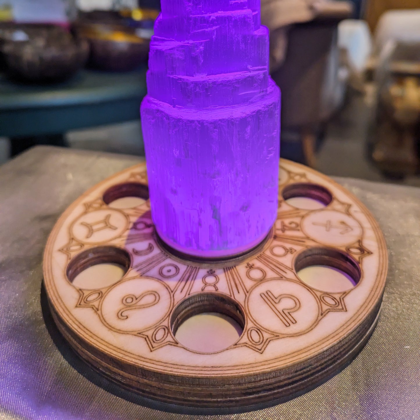 Colour Changing Zodiac Light Stand