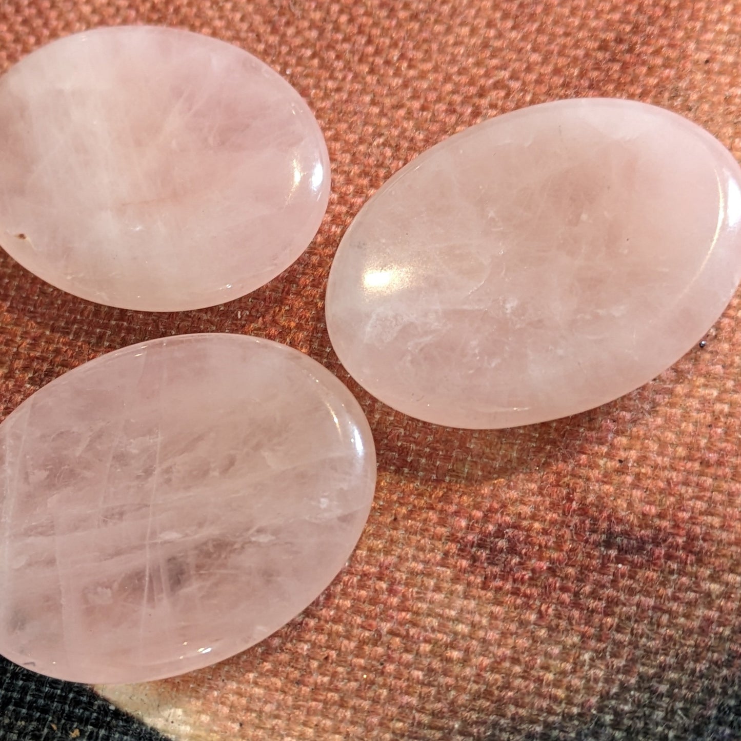 Rose Quartz Worry Stone