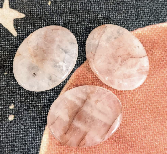 Fire Quartz Worry Stone