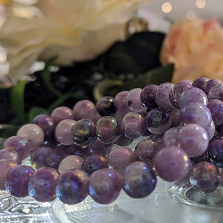 Angel Aura Lepidolite Bracelet