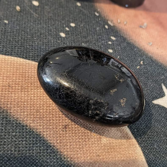 Black Tourmaline Palm Stone (BTP01)