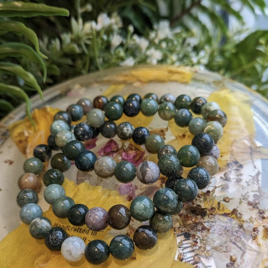 Moss Agate Bracelet