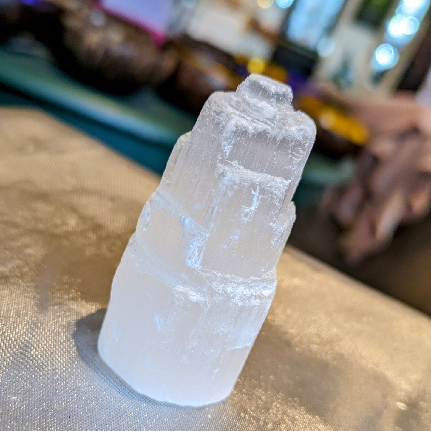 Satin Spar “Selenite” Pillar (Small)