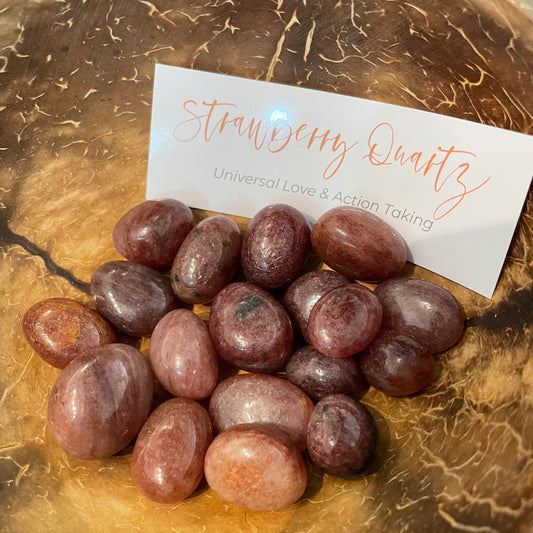 Strawberry Quartz Tumble Stone