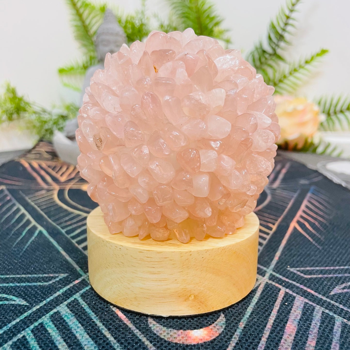 Rose Quartz Lamp