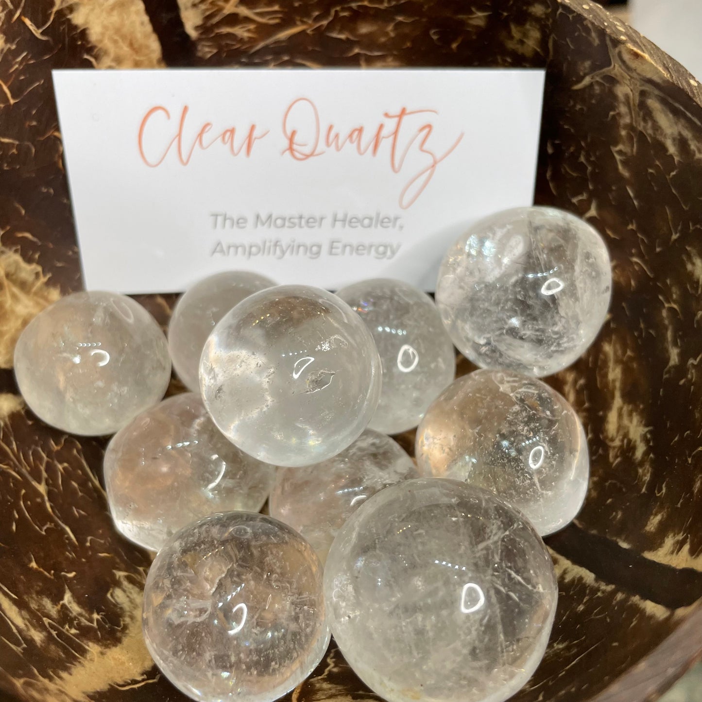 Clear Quartz Tumble Stone