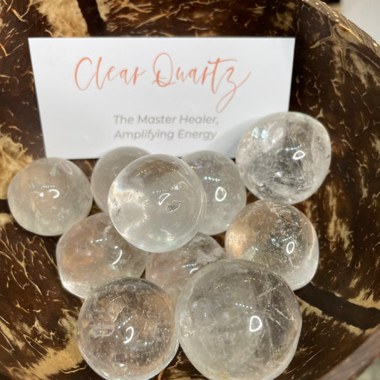 Clear Quartz Tumble Stone