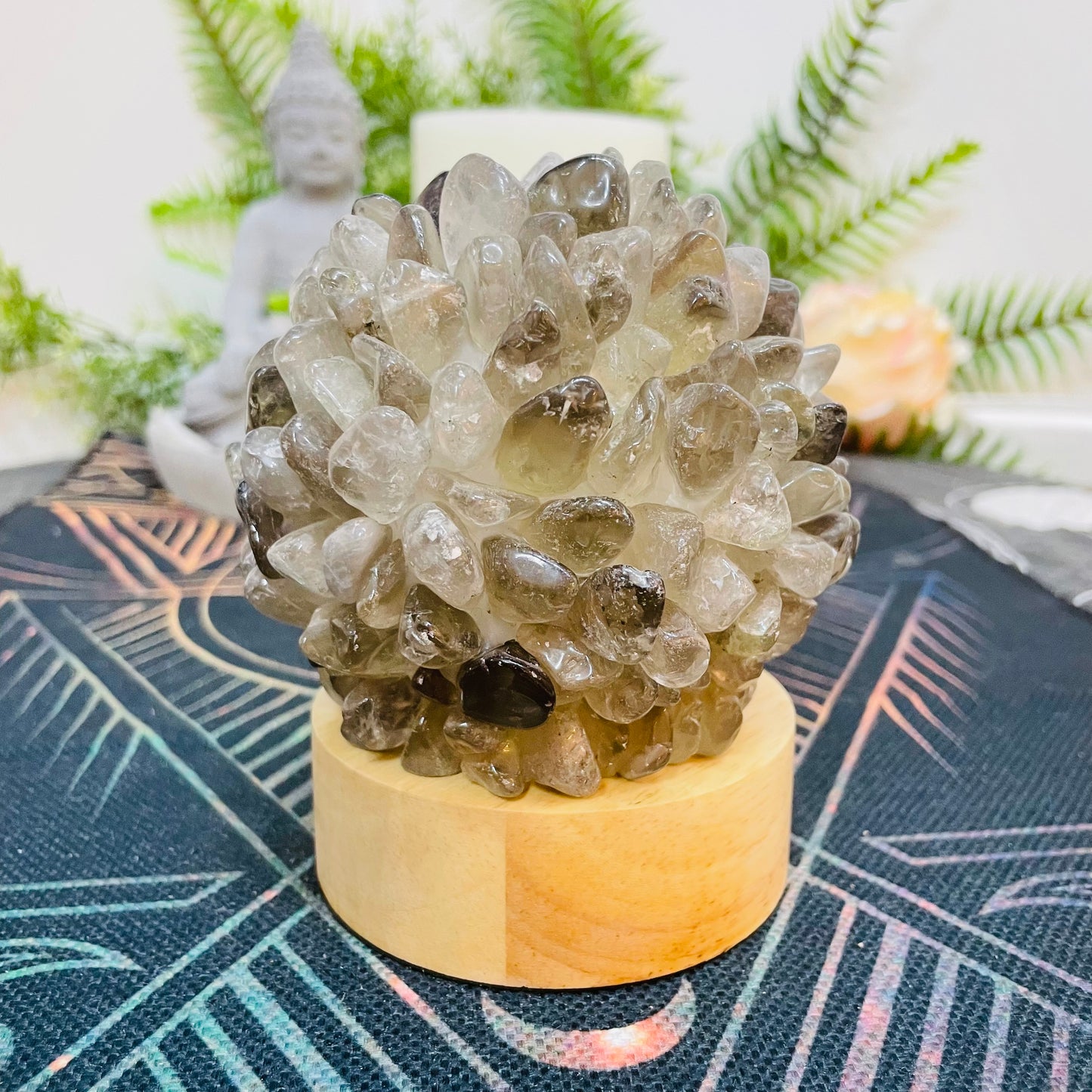Smoky Quartz Lamp