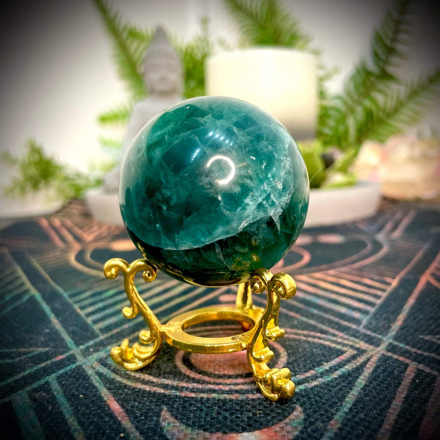 Rainbow Fluorite Sphere (RFS03)