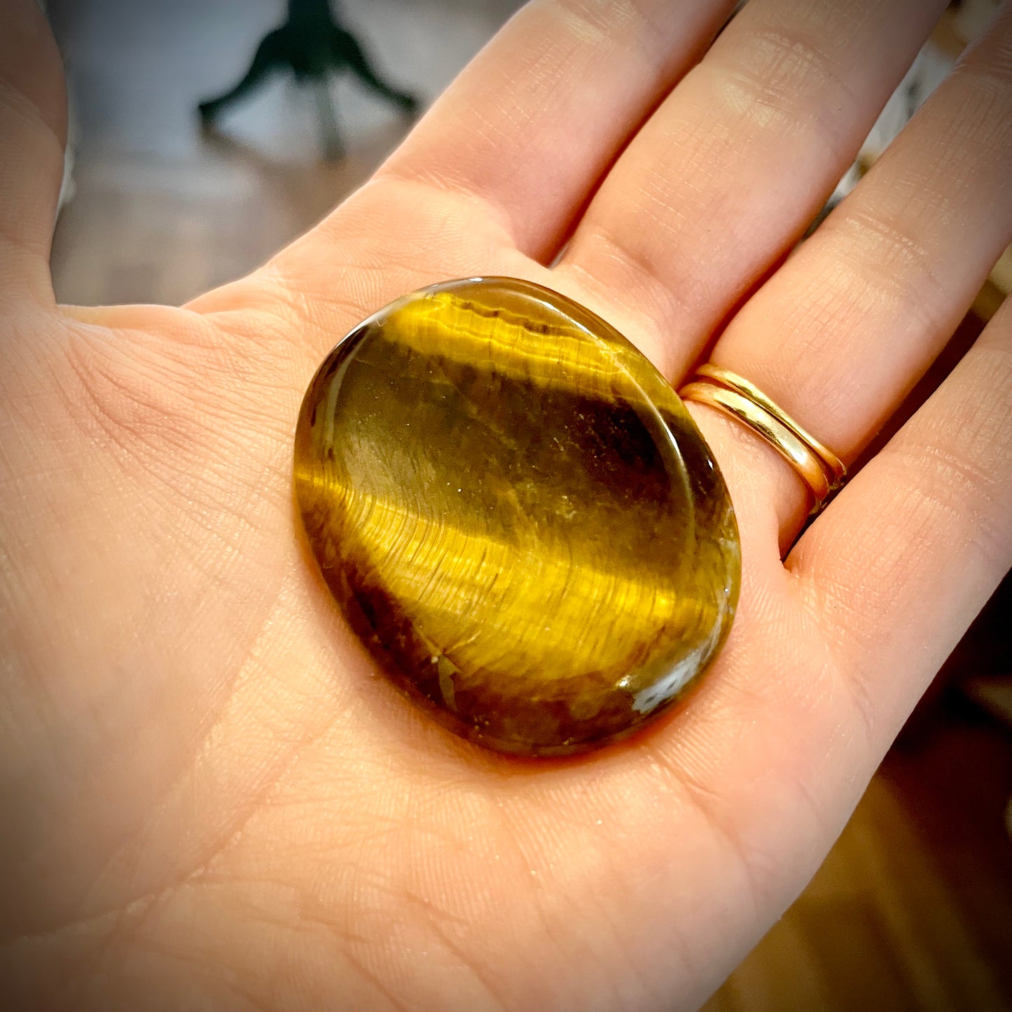 Tiger Eye Worry Stone