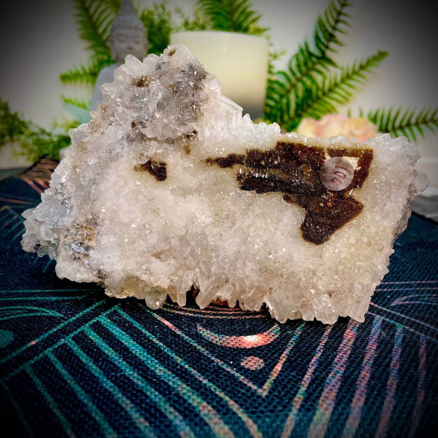 Pineapple Clear Quartz Cluster with points (CQC03)