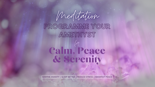 NEW YOUTUBE UPLOAD! A Guided Meditation to use when programming your Amethyst Crystals