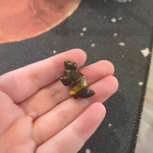 Mini Dino Crystal Carvings
