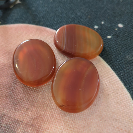 Carnelian Worry Stone