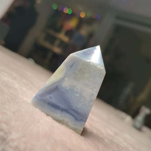 Blue Lace Agate Tower (BLAT02)