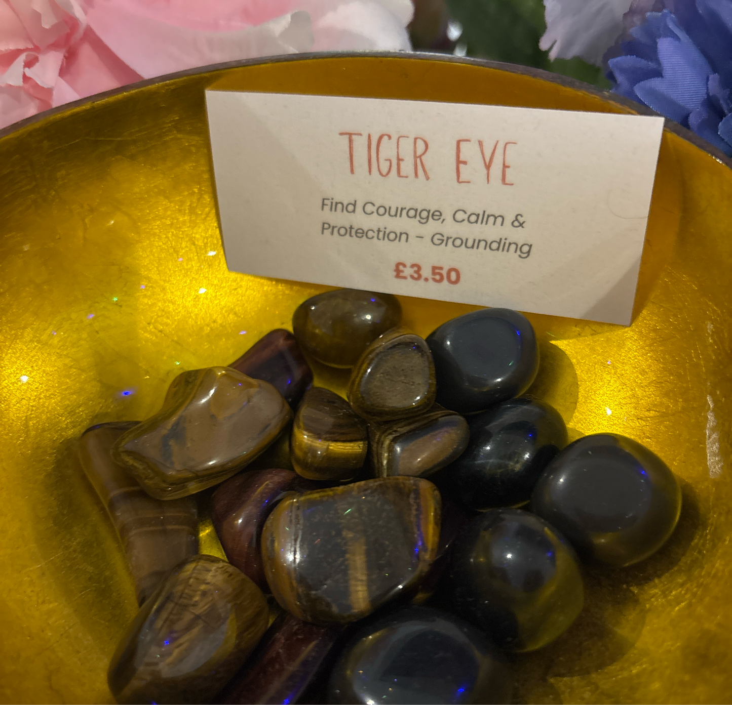 Tiger Eye Tumble Stone