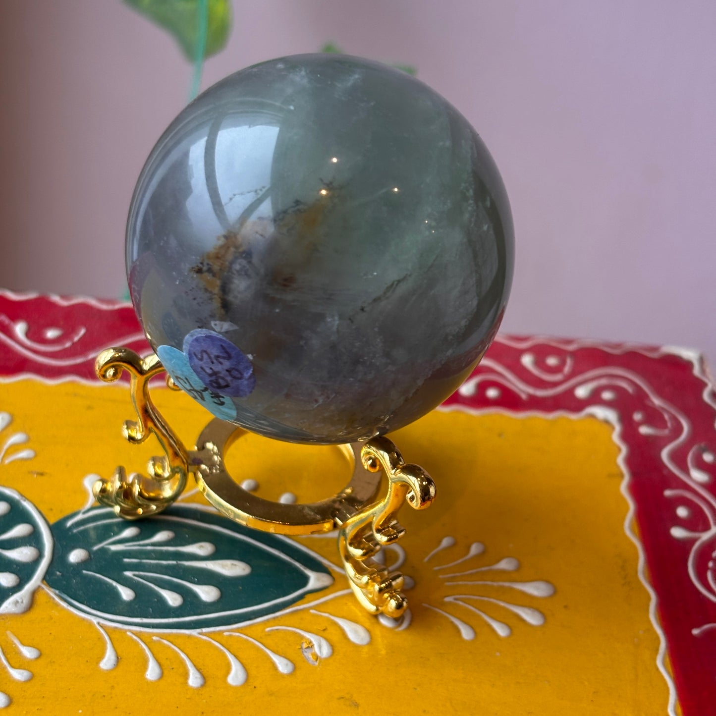 Blue Fluorite Sphere (BFS02)