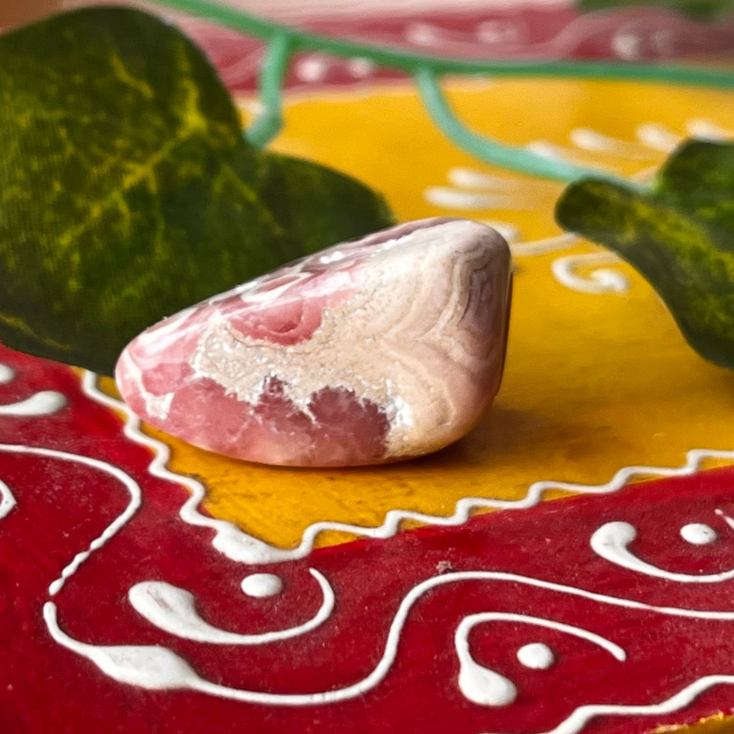 Rhodochrosite Mini Palm Stone