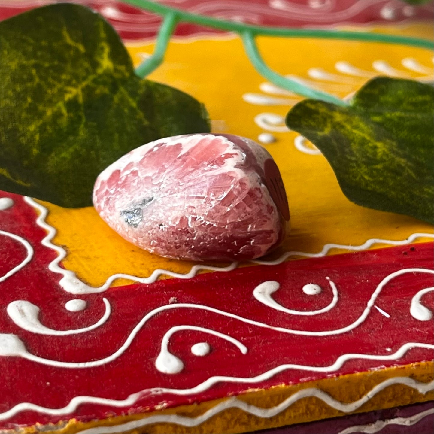 Rhodochrosite Mini Palm Stone