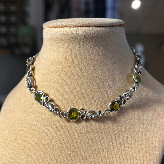 Tegan’s High Grade Peridot Bracelet