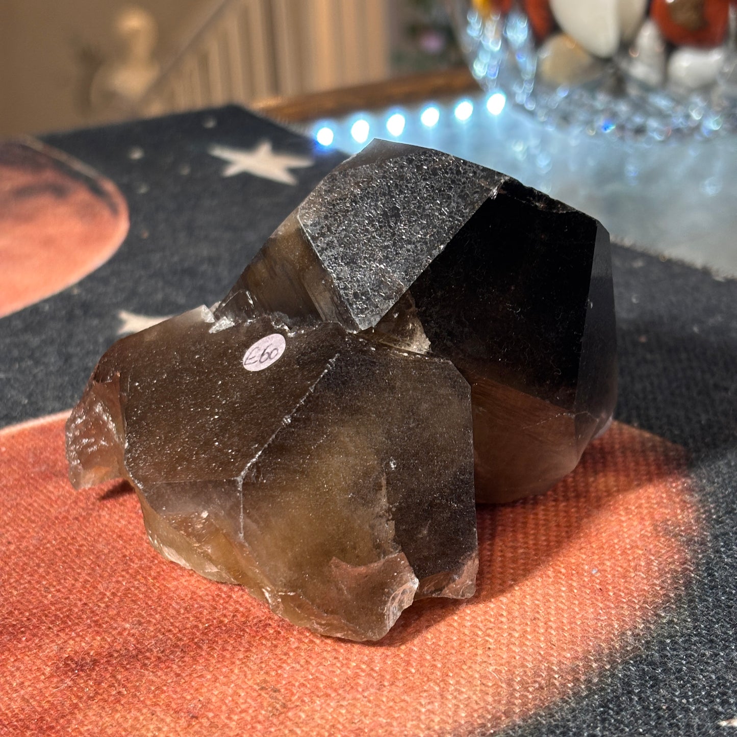 Large Smoky Quartz Double Point Cluster (LSQC1)