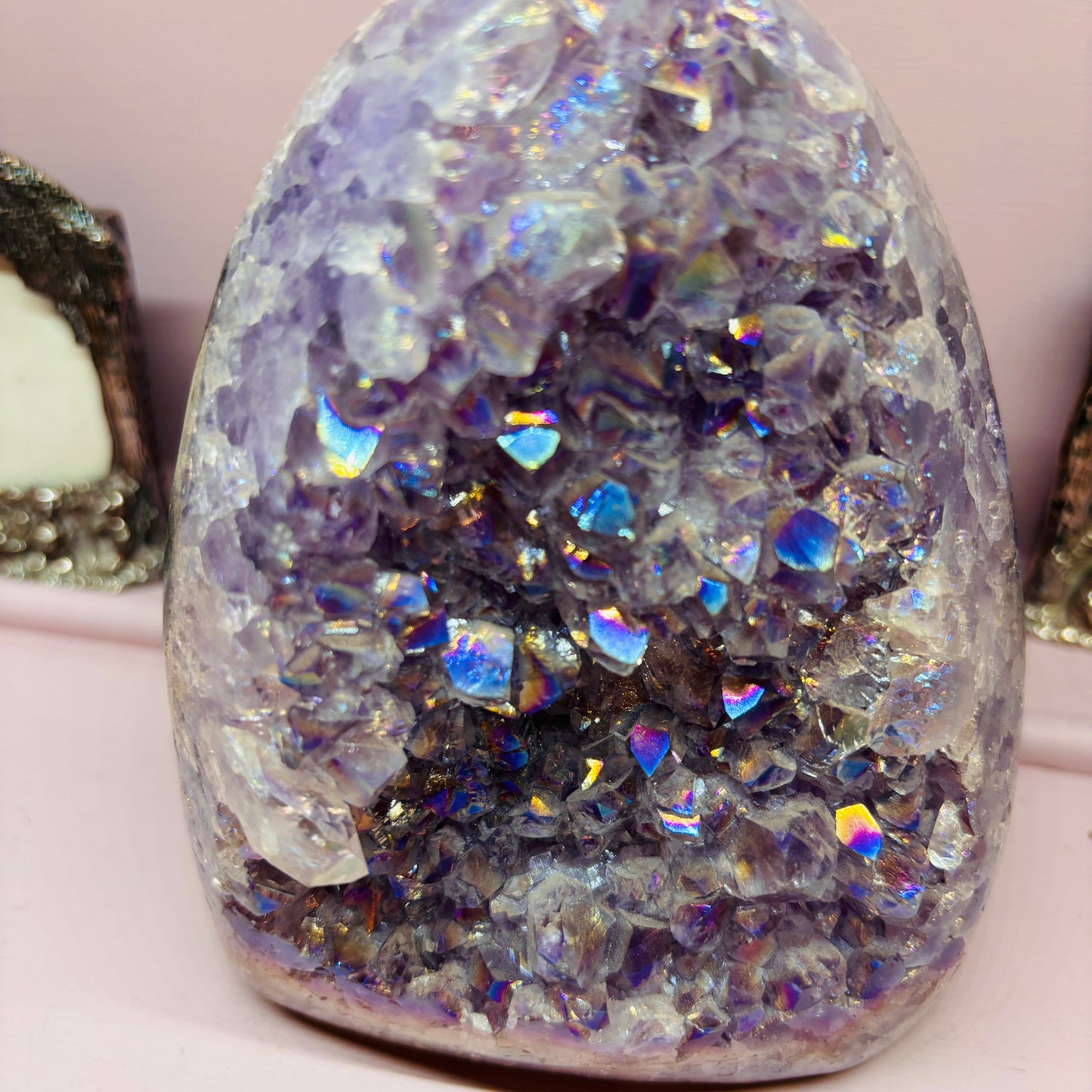 Angel Aura Amethyst Geode FreeForm (AGF01)