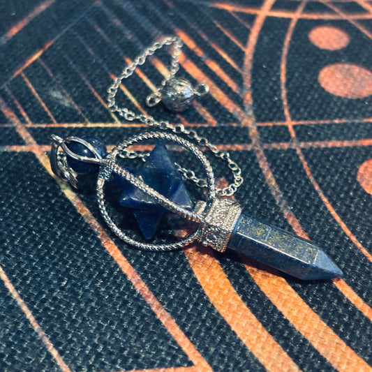 Merkaba Lapis Lazuli Pendulum