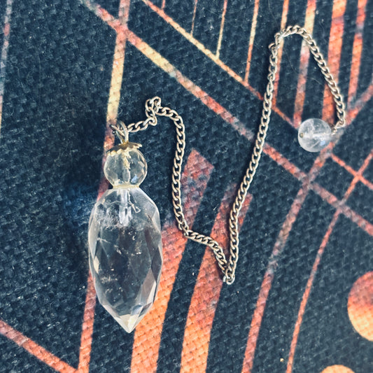 Goddess Clear Quartz Pendulum