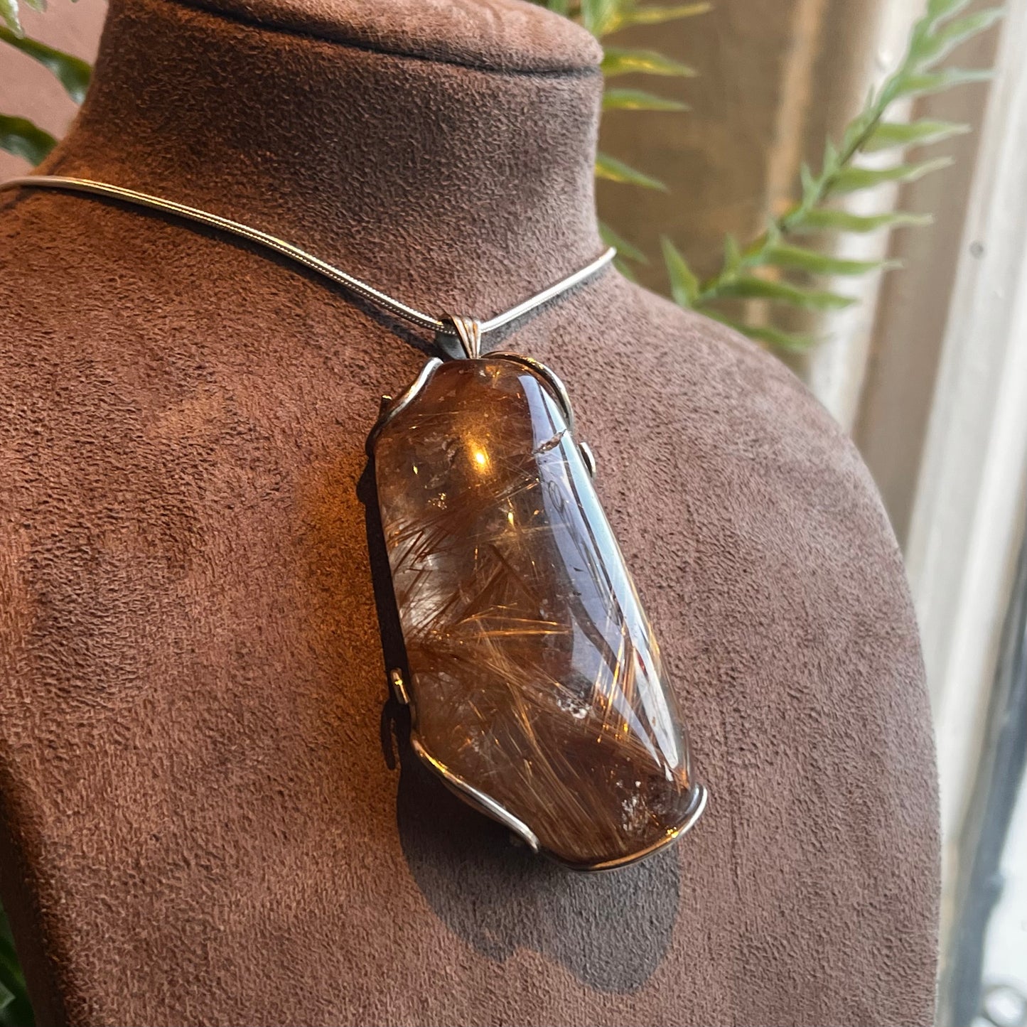 Rutilated Quartz Necklace